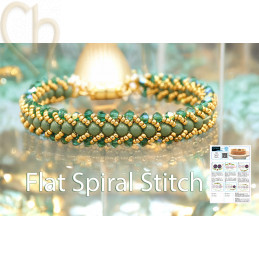 Schéma Flat Spiral Stitch –...