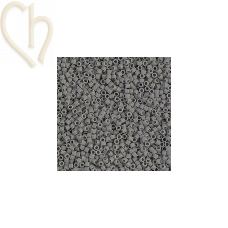 Miyuki Delica Opaque Matte Gray - 11/0 5gr - DB0761