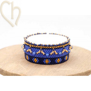 Cover Bougie en peyote Blue Gold 2501