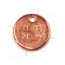 medaille "handmade" 13mm or...