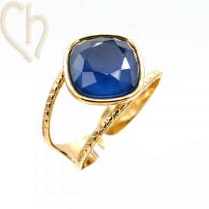 Ring Gold Plated Stainless Steel voor 4470 10mm