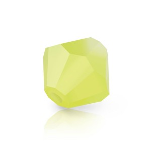 Preciosa Crystal Rondelle Bead 3mm Limecicle AB Matte