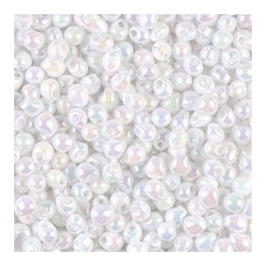 Drop kralen Miyuki 3,4mm - White Pearl AB DP-0471