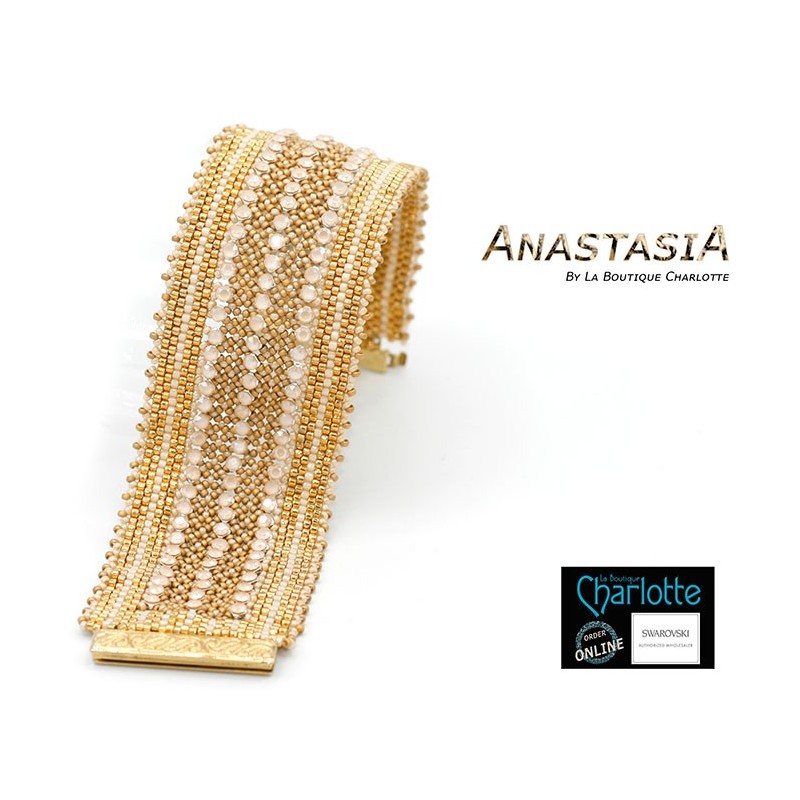Schéma Bracelet Anastasia – PDF pas à pas | La Boutique Charlotte