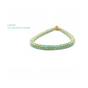 Schéma collier Laura – PDF pas à pas | La Boutique Charlotte