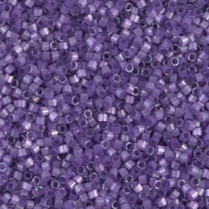 Miyuki Delica 11/0 Kralen Silk Satin Dyed Lilac DB1809 | Boutique Charlotte