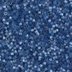 Miyuki Delica 11/0 Kralen Silk Satin Dyed Dust Blue DB1811 | Boutique Charlotte