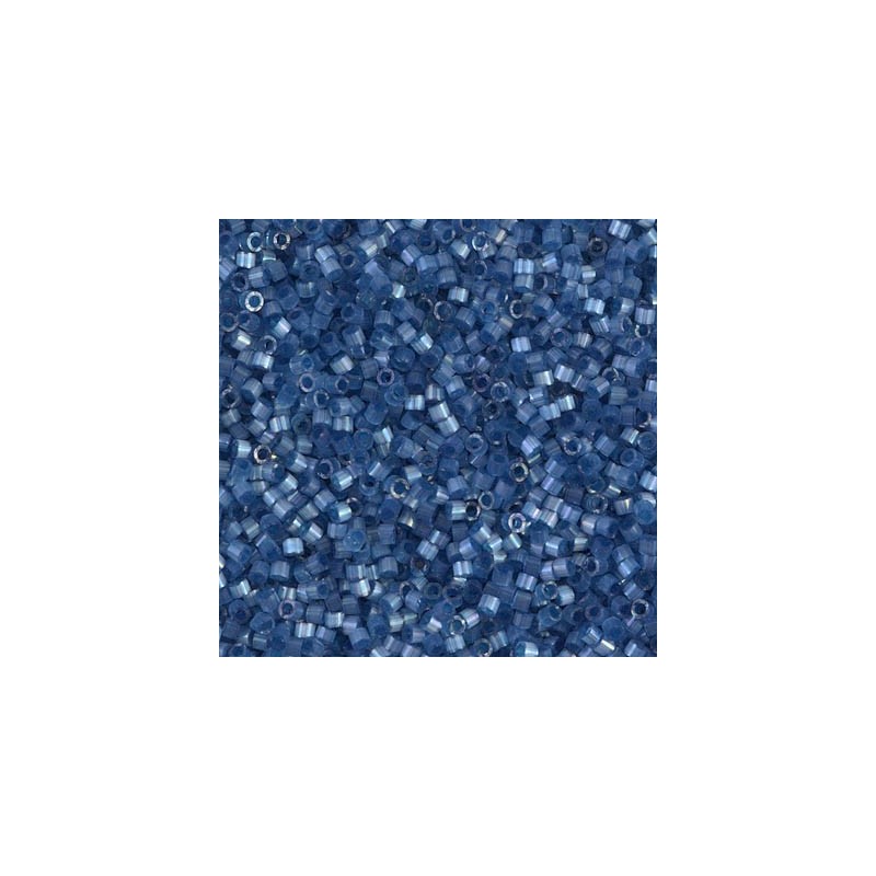Miyuki Delica 11/0 Perles Silk Satin Dyed Dust Blue DB1811 | Boutique Charlotte