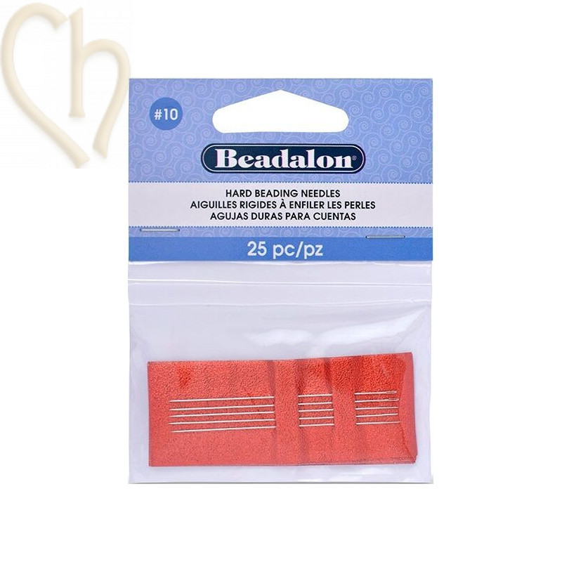 Size 10 Peyote Beading Needles, 25 pcs | Boutique Charlotte