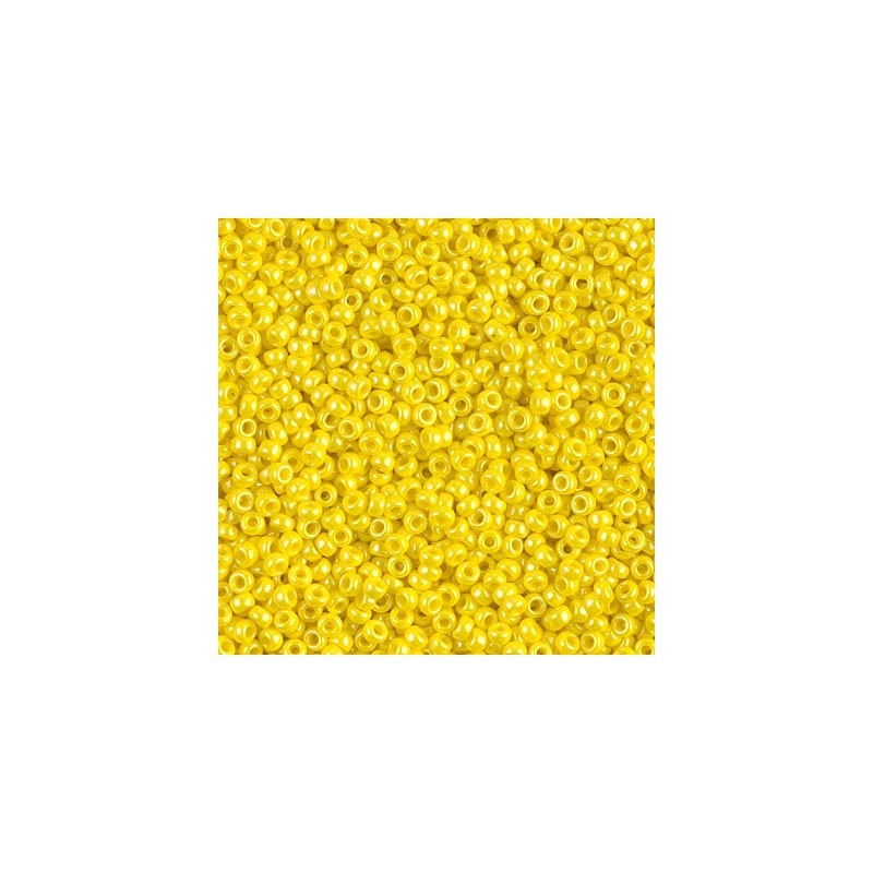 Miyuki Rocaille 11/0 Opaque Geel Luster 422 | Kralen