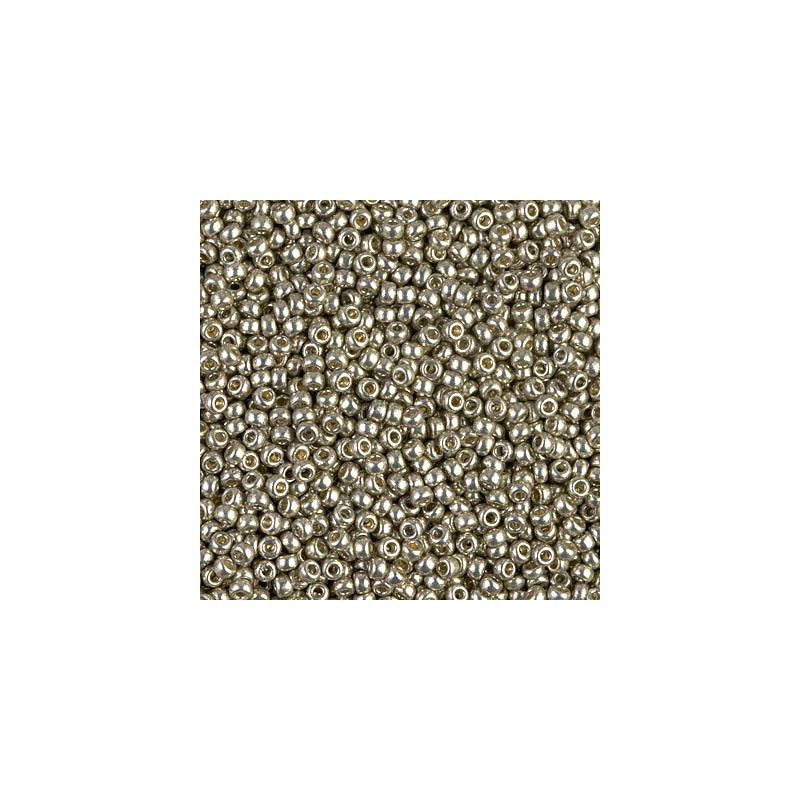 Perles Miyuki Rocailles 11/0 Duracoat Light Smoky Pewter 94221