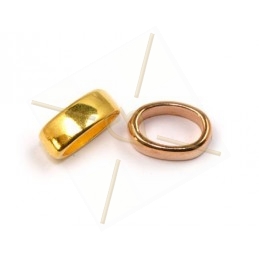 ring ovaal 13mm goud / rose...