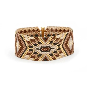 Kit Bracelet Peyote BoHo Choco | Boutique Charlotte