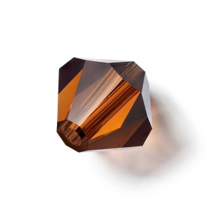 Preciosa Crystal Rondelle Bead 3mm Chocolate (100 pcs) | Boutique Charlotte