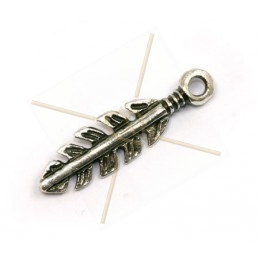 pendant feather 27mm