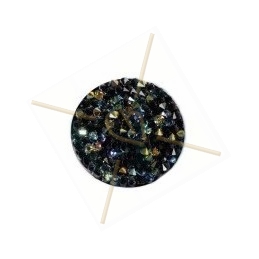 Swarovski Rocks 15mm Jet AB