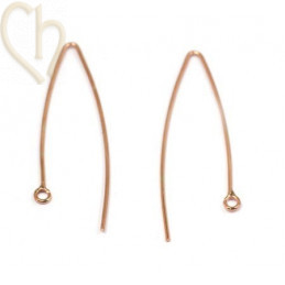 earrings "harpon" 44mm