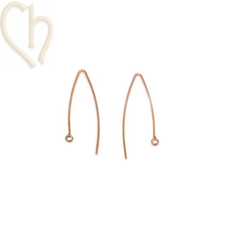 oorbellen "harpon" 44mm