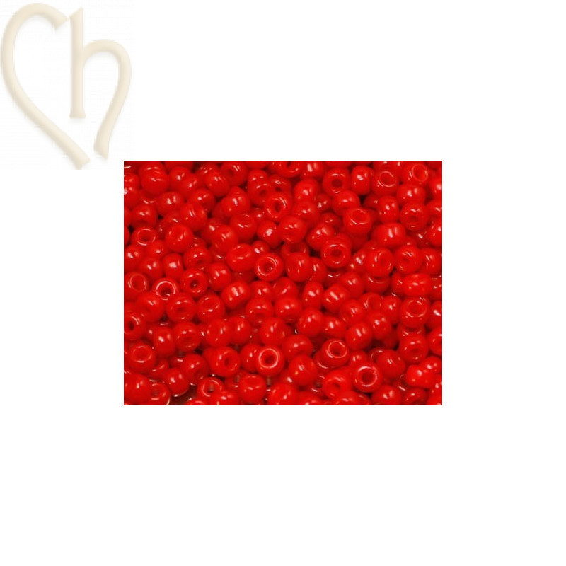Rocaille 11/0 Rouge opaque