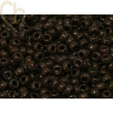 Rocaille 11/0 marron opaque