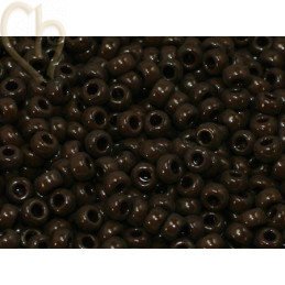 Rocaille 11/0 marron opaque