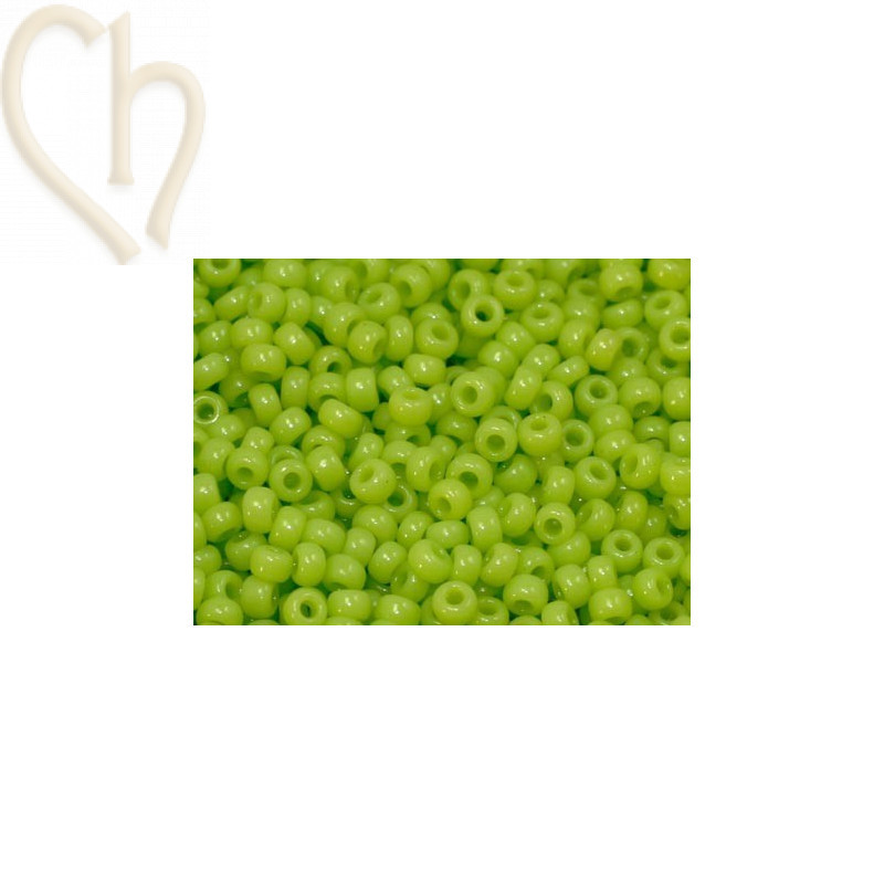 Rocaille 11/0 Miyuki appelgroen opaque