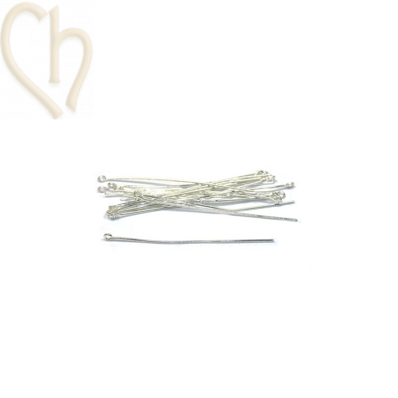 Headpins with ring 76mm