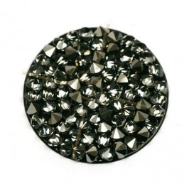 Crystal Rocks 24mm Metallic...