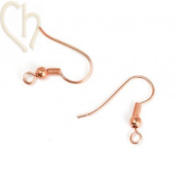 earrings "hook" rose gold