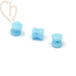Pellet beads 4*6mm Turquoise