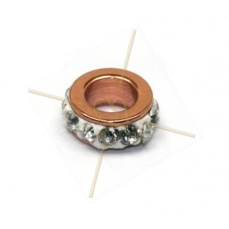 Ring 8mm with Strass 
