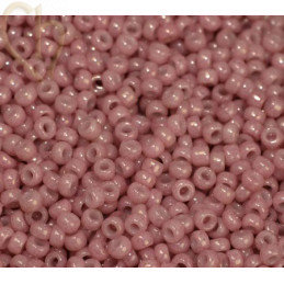 Roc. 15/0 10 gr. opaque ant rose luster