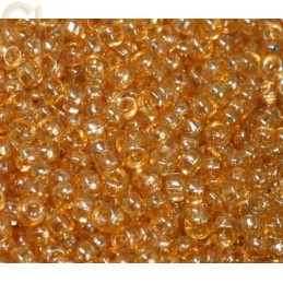 Roc. 15/0 10 gr. Light Topaz Lustre