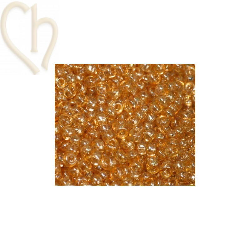 Roc. 15/0 10 gr. Light Topaz Lustre