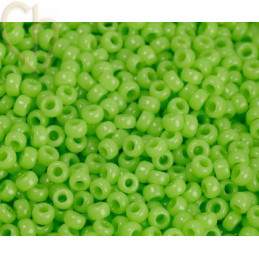 Roc. 15/0 10 gr. vert pomme opaque