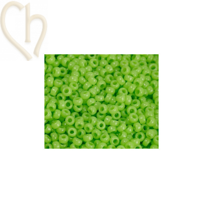 Roc. 15/0 10 gr. vert pomme opaque