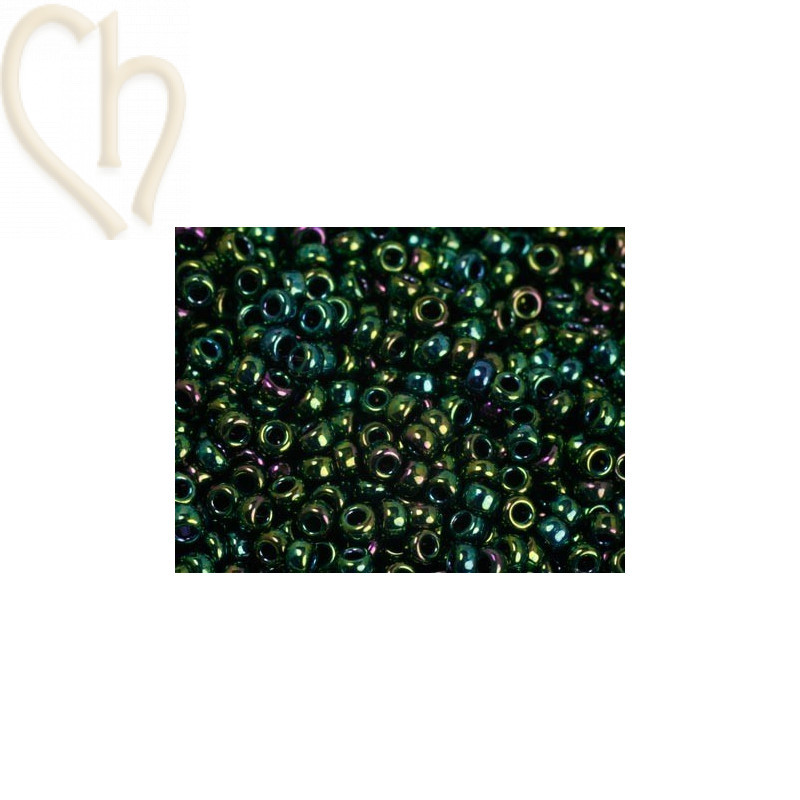 Roc. 15/0 10 gr. Vert Metallic Iris