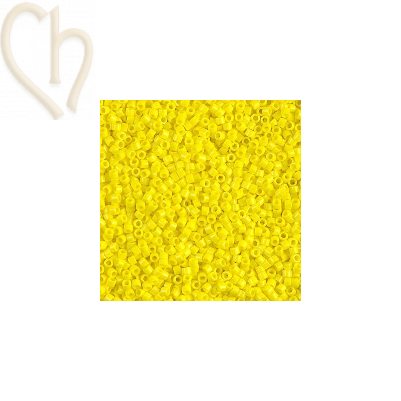 Miyuki Delica 11/0 5 gr. Geel Opaque db0721