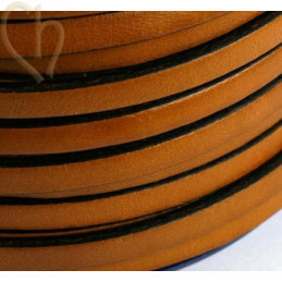 flat leather 5mm lightbrown