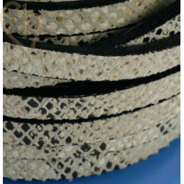 flat leather 5mm imitation Reptile