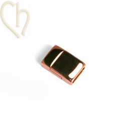 magneetslot staal voor 10mm plat rose gold