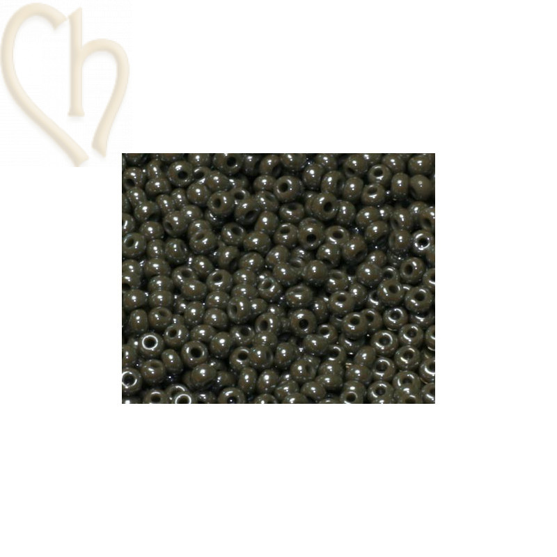 rocaille seedbead 11/0 grey taupe