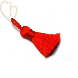 Tassel Pampille 25mm red