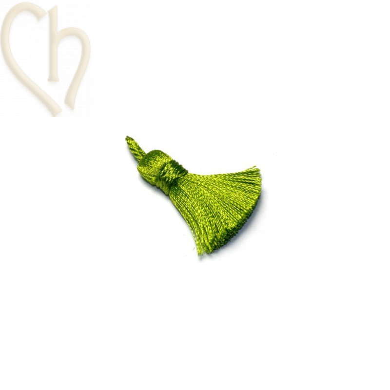 Tassel Pampille 25mm lemongreen