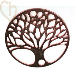 pendentif rond filigran 15 mm