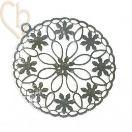 filigran round pendant 25 mm
