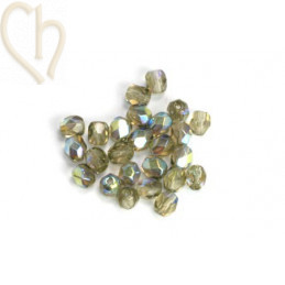 facetkralen 4mm Black Diamond AB