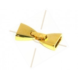 clasp flat steel  gold 10mm