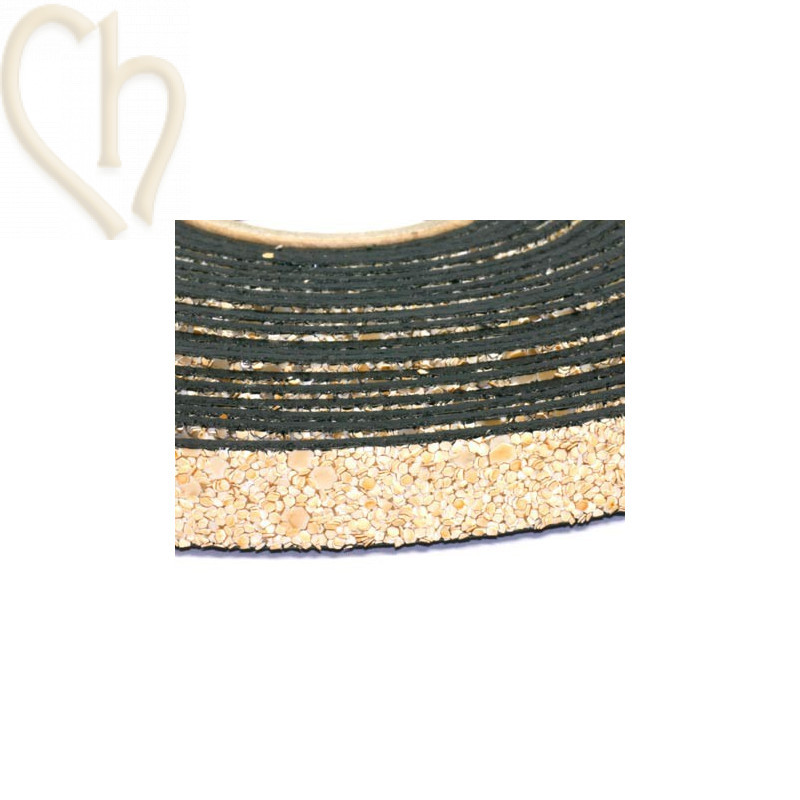 cuir plat 10mm sable creme