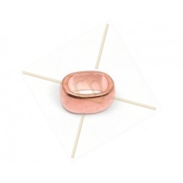 oval ring 13mm rose gold